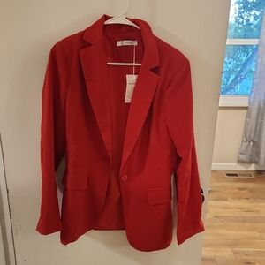 Women's Red Blazer